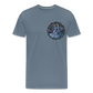 Herren Premium Bio T-Shirt Ein Sommernachtstanz - Blaugrau