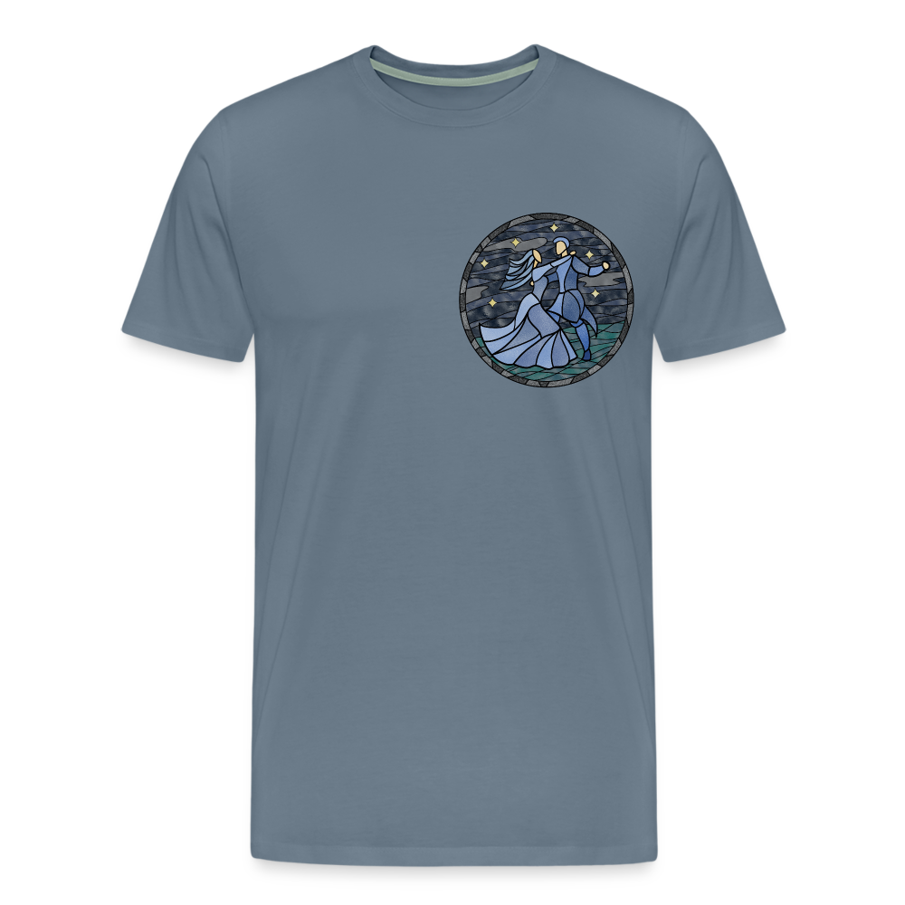 Herren Premium Bio T-Shirt Ein Sommernachtstanz - Blaugrau