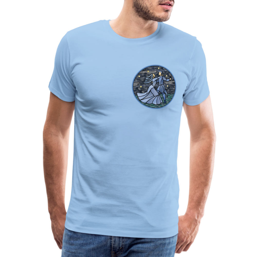 Herren Premium Bio T-Shirt Ein Sommernachtstanz - Sky