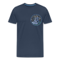 Herren Premium Bio T-Shirt Ein Sommernachtstanz - Navy