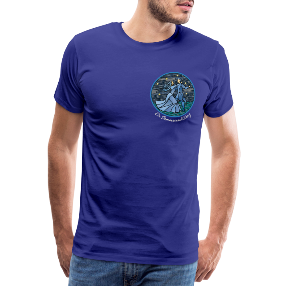Herren Premium Bio T-Shirt Ein Sommernachtstanz - Königsblau