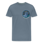 Herren Premium Bio T-Shirt Ein Sommernachtstanz - Blaugrau