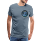 Herren Premium Bio T-Shirt Ein Sommernachtstanz - Blaugrau