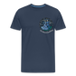 Herren Premium Bio T-Shirt Ein Sommernachtstanz - Navy