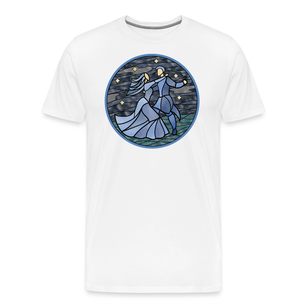 Herren Premium Bio T-Shirt Ein Sommernachtstanz - weiß