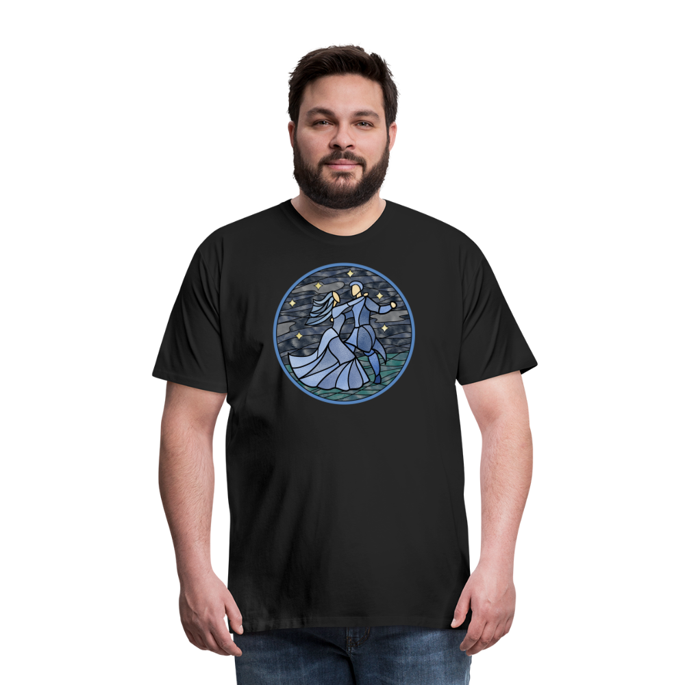 Herren Premium Bio T-Shirt Ein Sommernachtstanz - Schwarz
