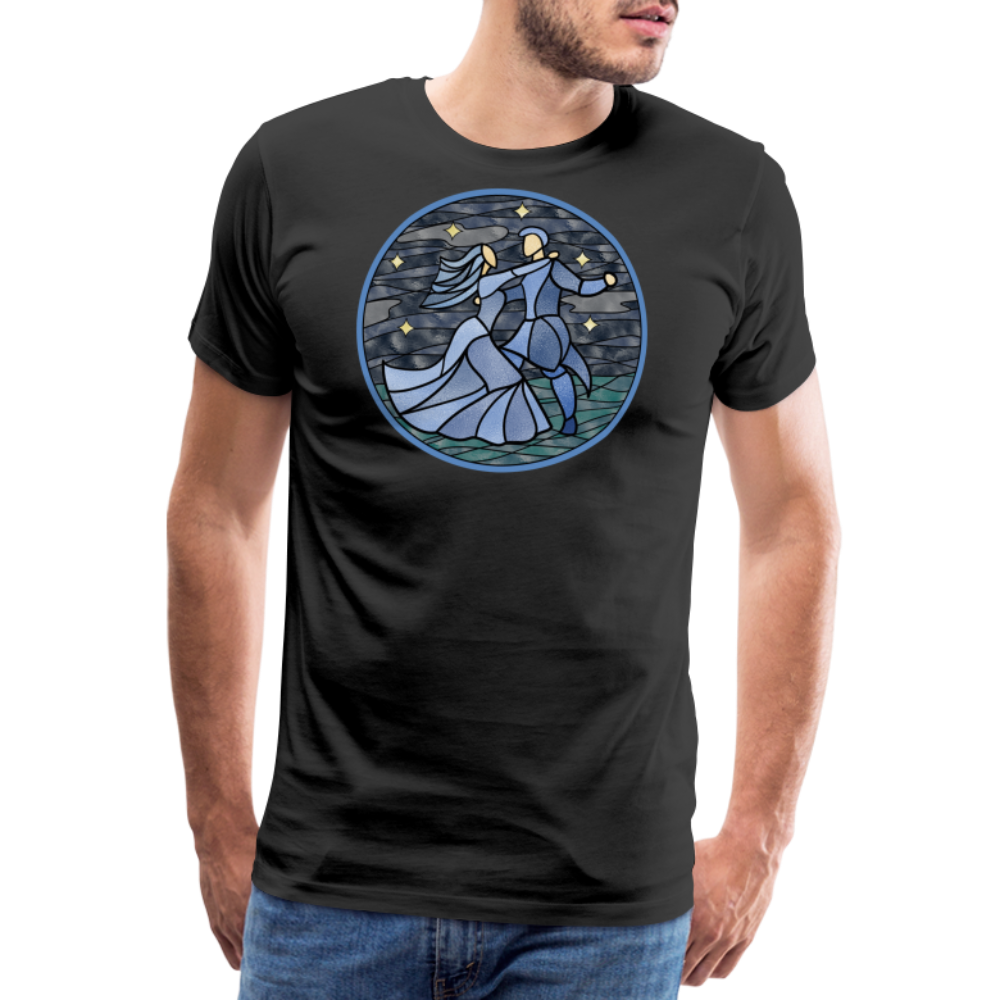 Herren Premium Bio T-Shirt Ein Sommernachtstanz - Schwarz