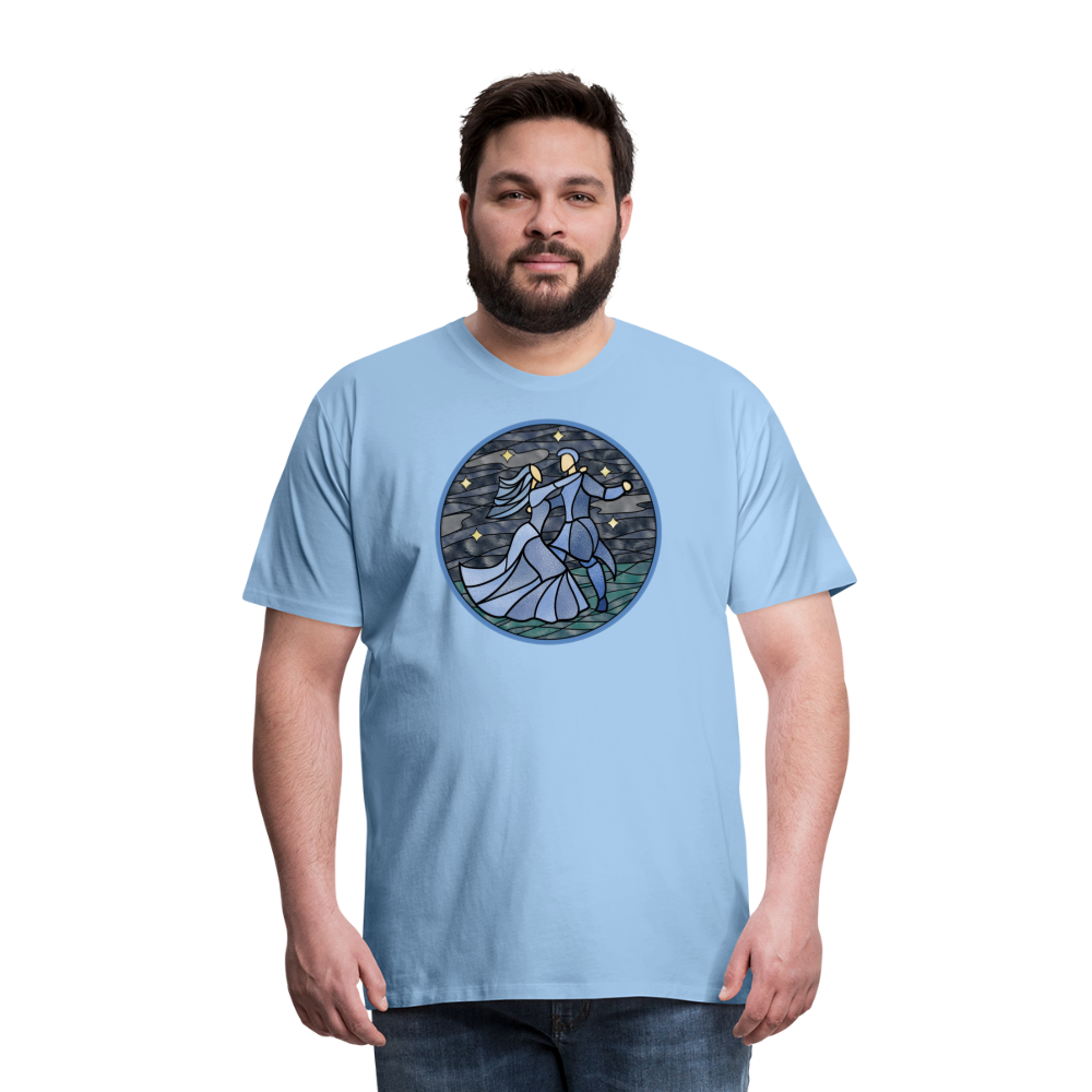 Herren Premium Bio T-Shirt Ein Sommernachtstanz - Sky