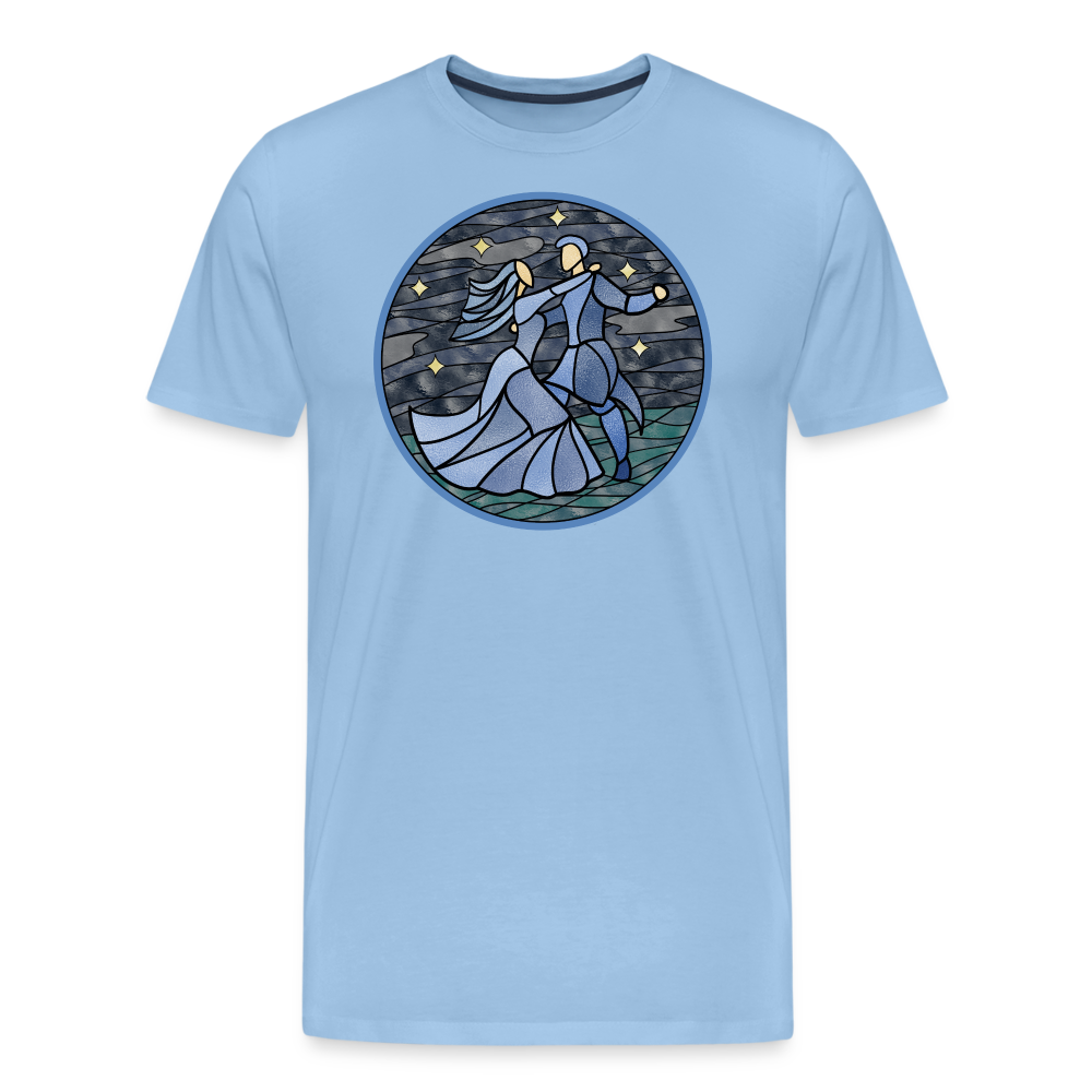 Herren Premium Bio T-Shirt Ein Sommernachtstanz - Sky