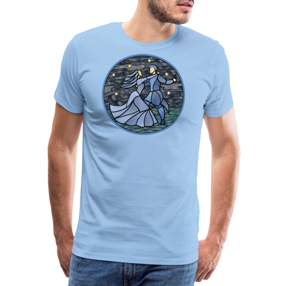 Herren Premium Bio T-Shirt Ein Sommernachtstanz - Sky
