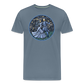 Herren Premium Bio T-Shirt Ein Sommernachtstanz - Blaugrau