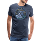 Herren Premium Bio T-Shirt Ein Sommernachtstanz - Blau meliert