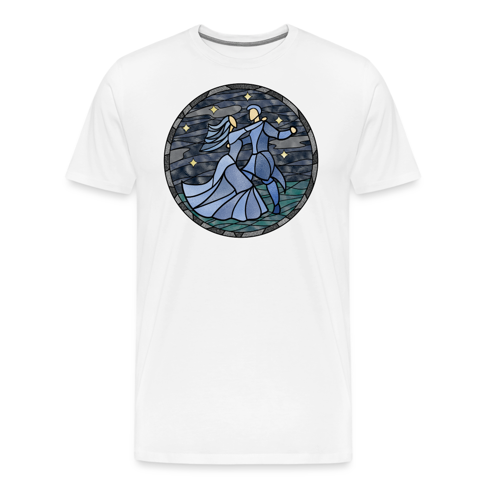 Herren Premium Bio T-Shirt Ein Sommernachtstanz - weiß