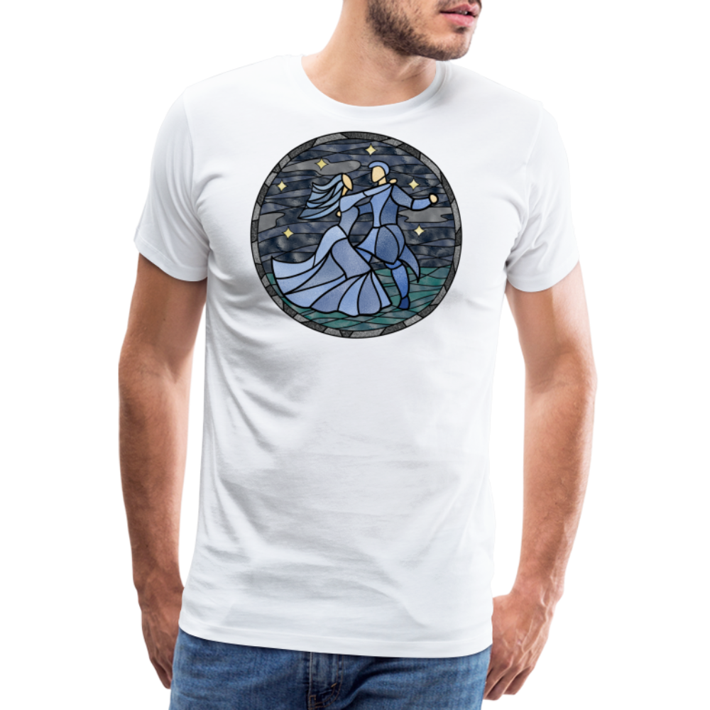 Herren Premium Bio T-Shirt Ein Sommernachtstanz - weiß