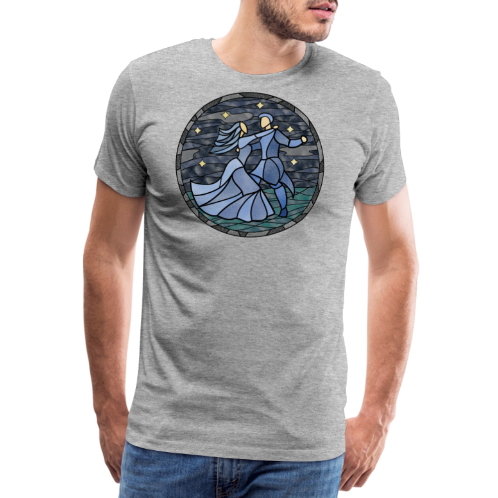 Herren Premium Bio T-Shirt Ein Sommernachtstanz - Grau meliert