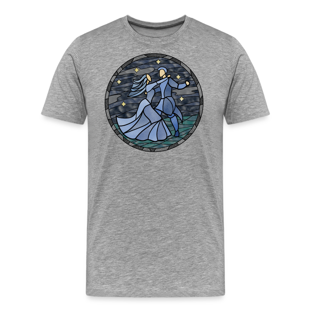 Herren Premium Bio T-Shirt Ein Sommernachtstanz - Grau meliert