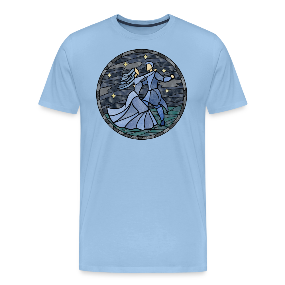 Herren Premium Bio T-Shirt Ein Sommernachtstanz - Sky