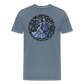 Herren Premium Bio T-Shirt Ein Sommernachtstanz - Blaugrau