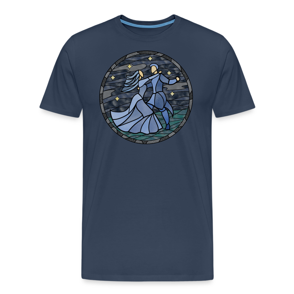 Herren Premium Bio T-Shirt Ein Sommernachtstanz - Navy