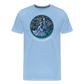 Herren Premium Bio T-Shirt Ein Sommernachtstanz - Sky