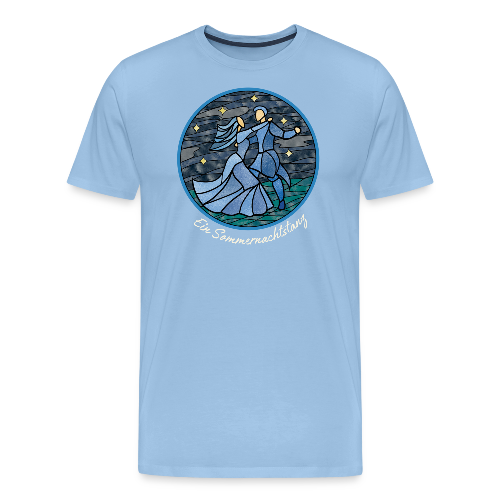Herren Premium Bio T-Shirt Ein Sommernachtstanz - Sky