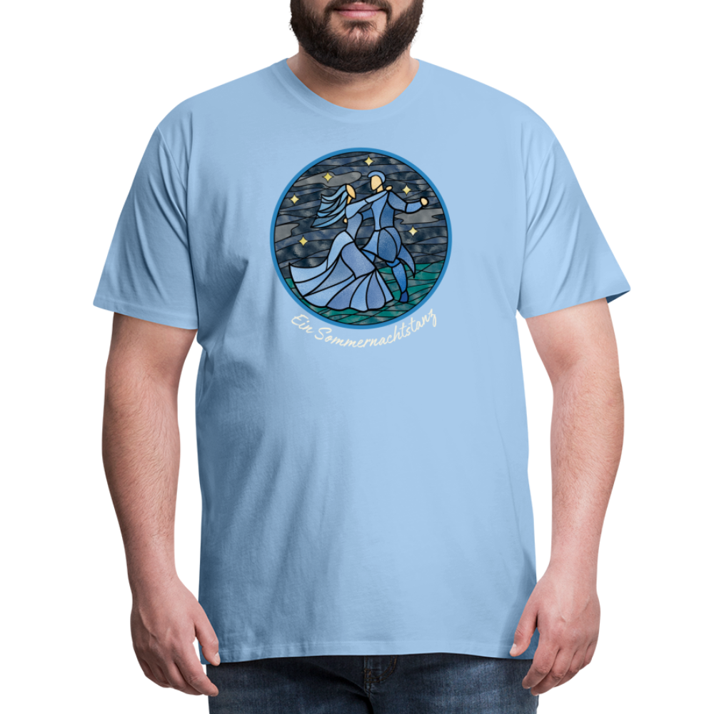 Herren Premium Bio T-Shirt Ein Sommernachtstanz - Sky