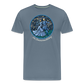 Herren Premium Bio T-Shirt Ein Sommernachtstanz - Blaugrau