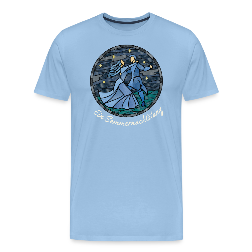 Herren Premium Bio T-Shirt Ein Sommernachtstanz - Sky