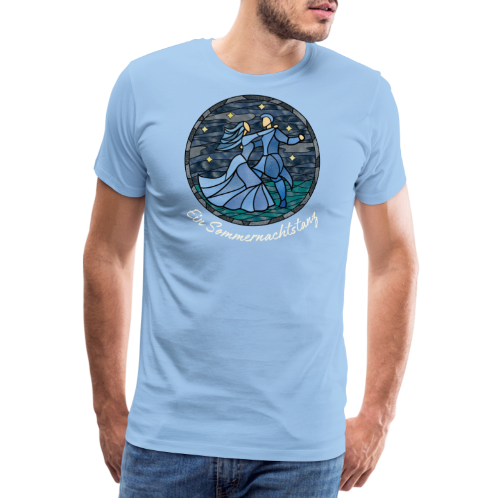 Herren Premium Bio T-Shirt Ein Sommernachtstanz - Sky