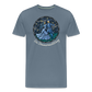 Herren Premium Bio T-Shirt Ein Sommernachtstanz - Blaugrau