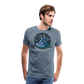 Herren Premium Bio T-Shirt Ein Sommernachtstanz - Blaugrau