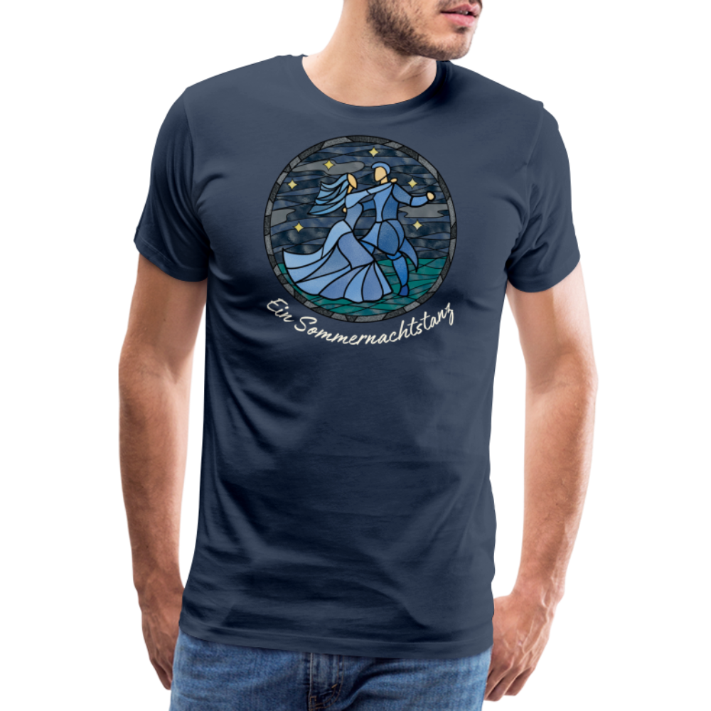 Herren Premium Bio T-Shirt Ein Sommernachtstanz - Navy