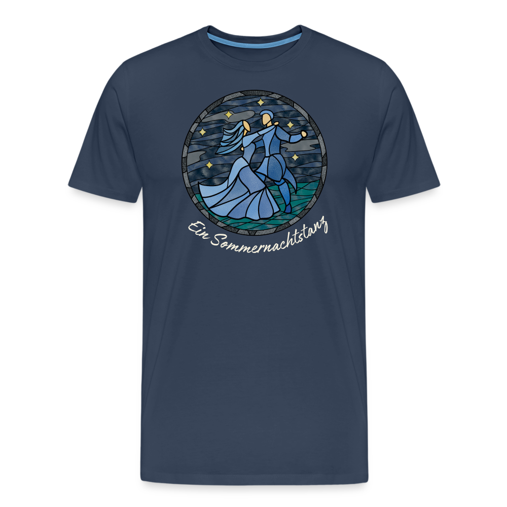 Herren Premium Bio T-Shirt Ein Sommernachtstanz - Navy