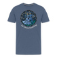 Herren Premium Bio T-Shirt Ein Sommernachtstanz - Blau meliert