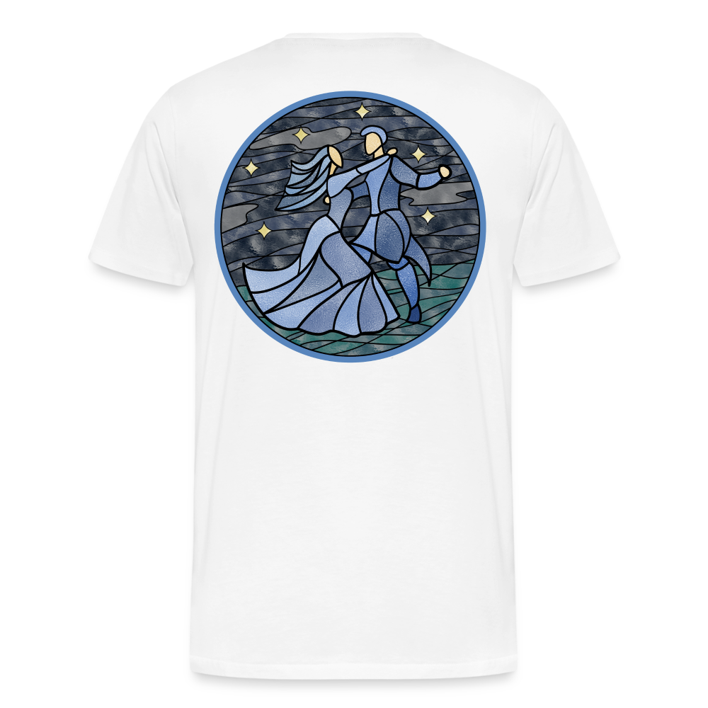 Herren Premium Bio T-Shirt Ein Sommernachtstanz - weiß