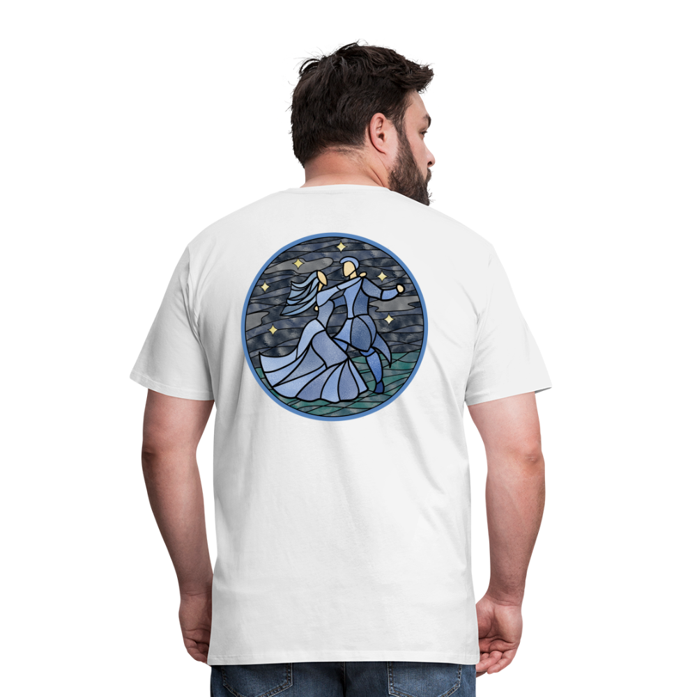 Herren Premium Bio T-Shirt Ein Sommernachtstanz - weiß