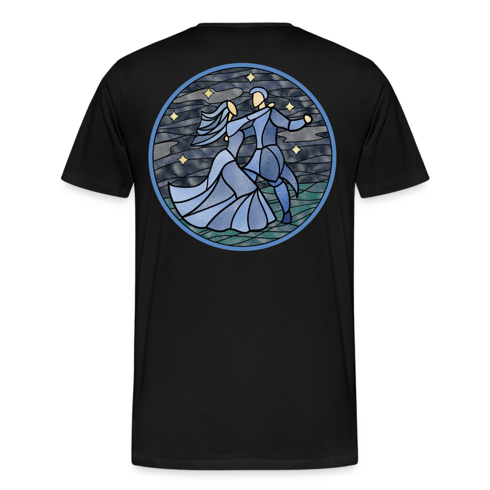 Herren Premium Bio T-Shirt Ein Sommernachtstanz - Schwarz