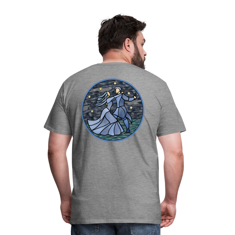 Herren Premium Bio T-Shirt Ein Sommernachtstanz - Grau meliert