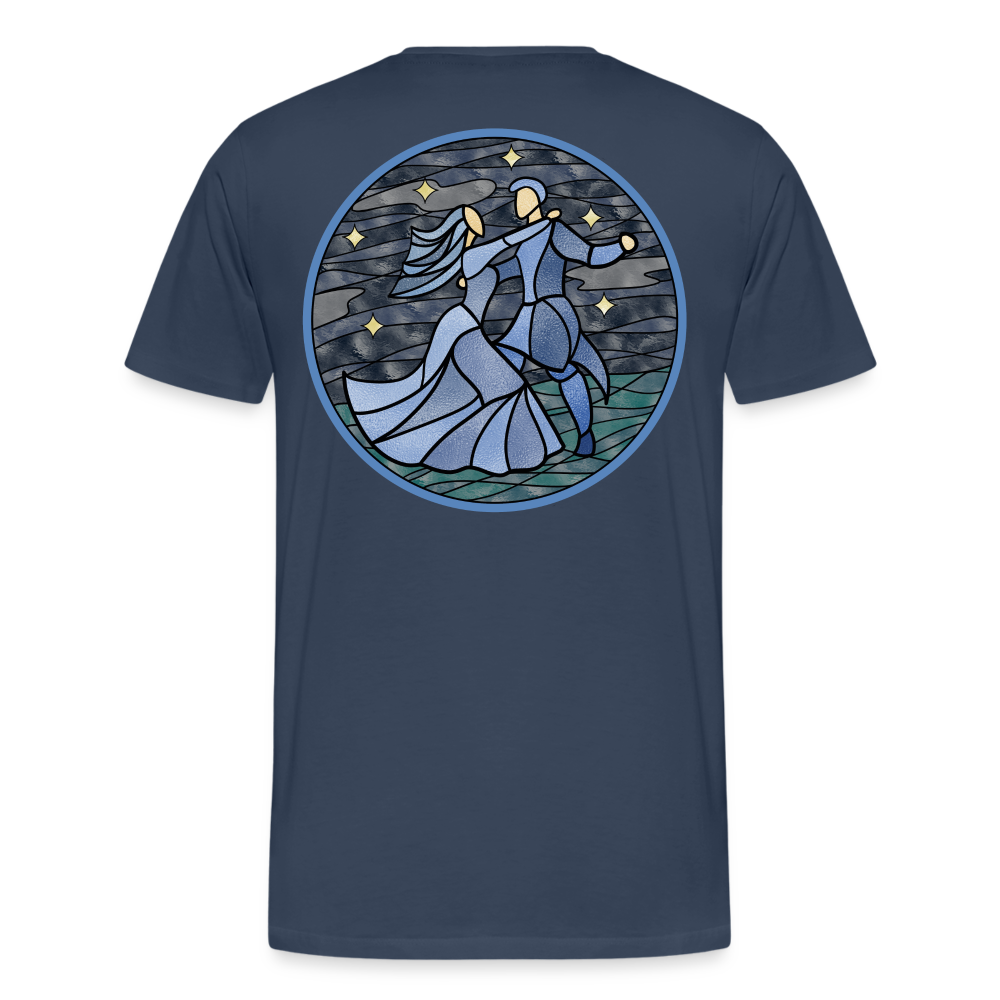 Herren Premium Bio T-Shirt Ein Sommernachtstanz - Navy