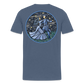 Herren Premium Bio T-Shirt Ein Sommernachtstanz - Blau meliert