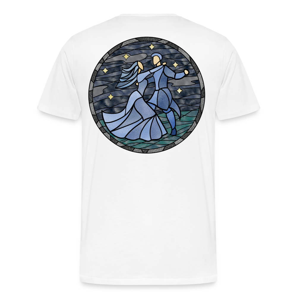 Herren Premium Bio T-Shirt Ein Sommernachtstanz - weiß