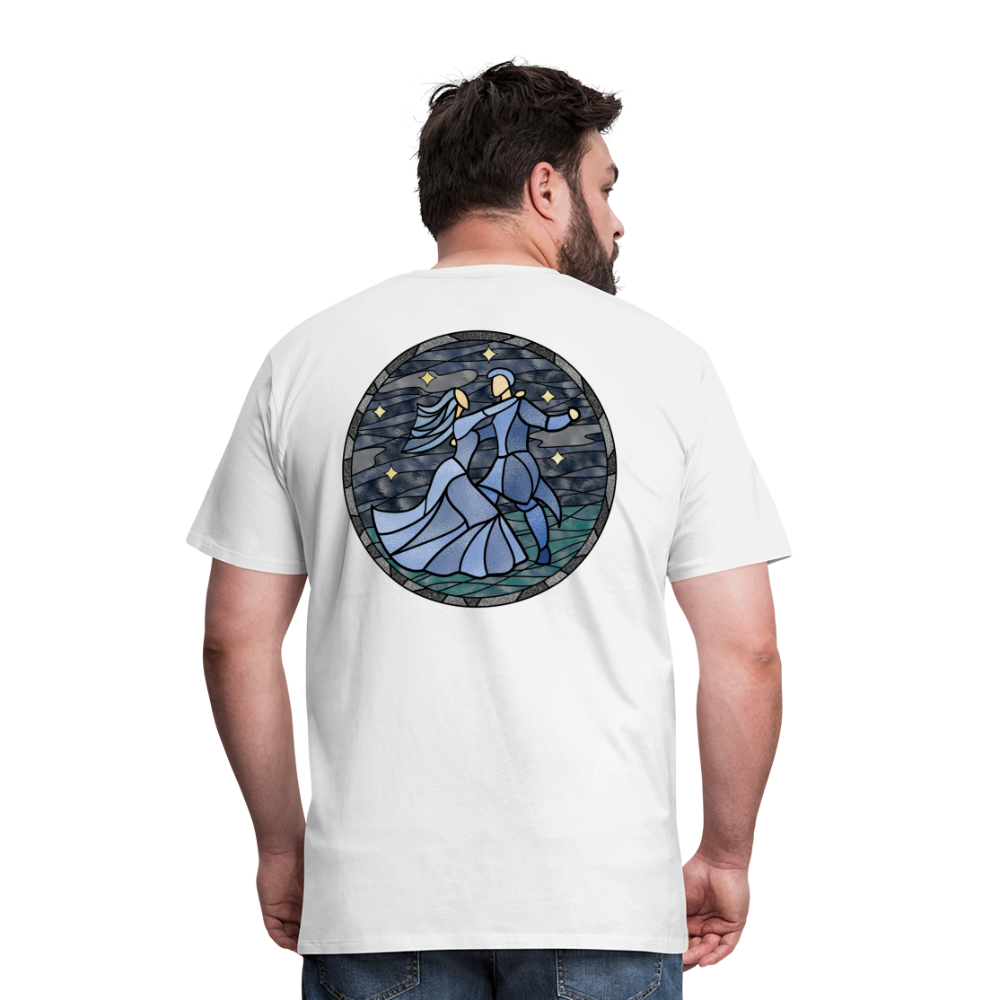 Herren Premium Bio T-Shirt Ein Sommernachtstanz - weiß