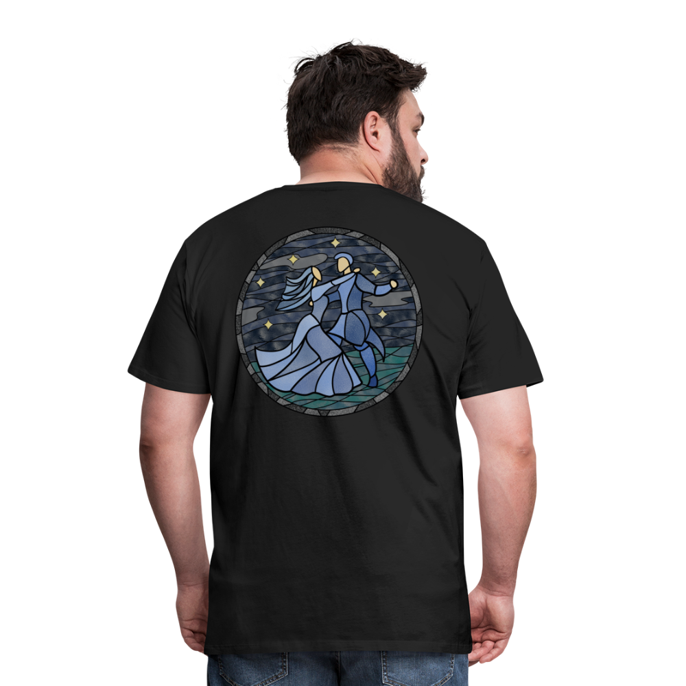 Herren Premium Bio T-Shirt Ein Sommernachtstanz - Schwarz
