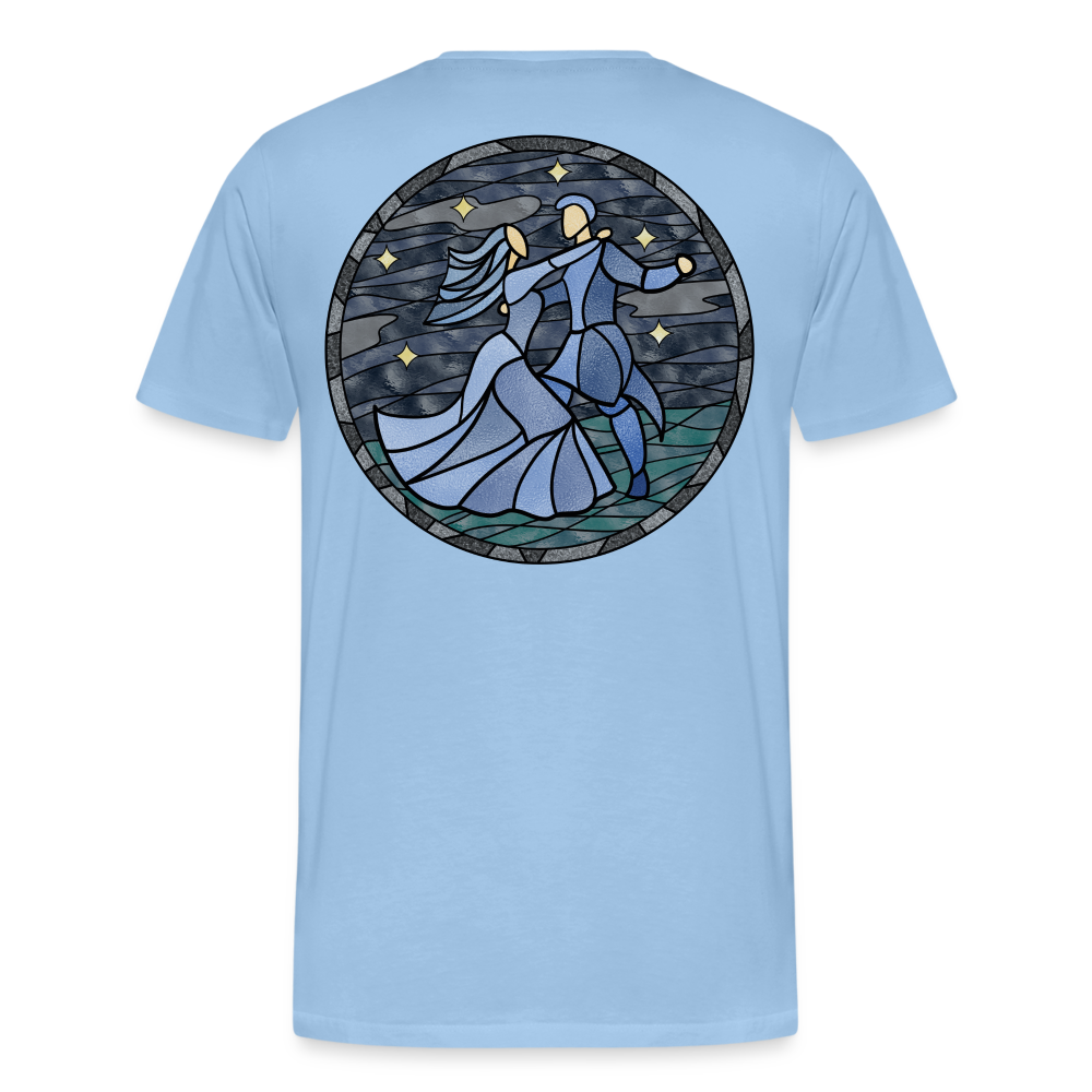 Herren Premium Bio T-Shirt Ein Sommernachtstanz - Sky