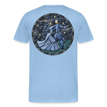 Herren Premium Bio T-Shirt Ein Sommernachtstanz - Sky