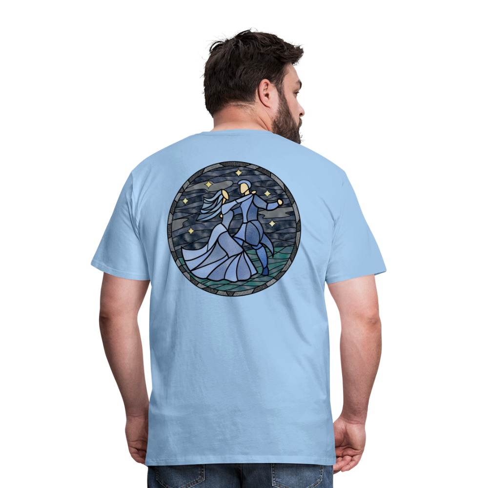 Herren Premium Bio T-Shirt Ein Sommernachtstanz - Sky