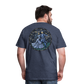 Herren Premium Bio T-Shirt Ein Sommernachtstanz - Blau meliert