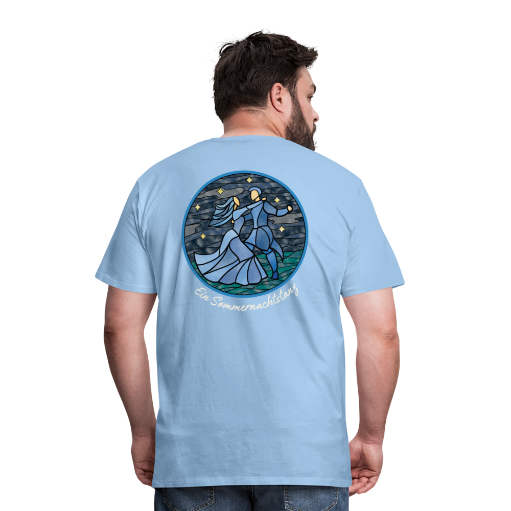 Herren Premium Bio T-Shirt Ein Sommernachtstanz - Sky