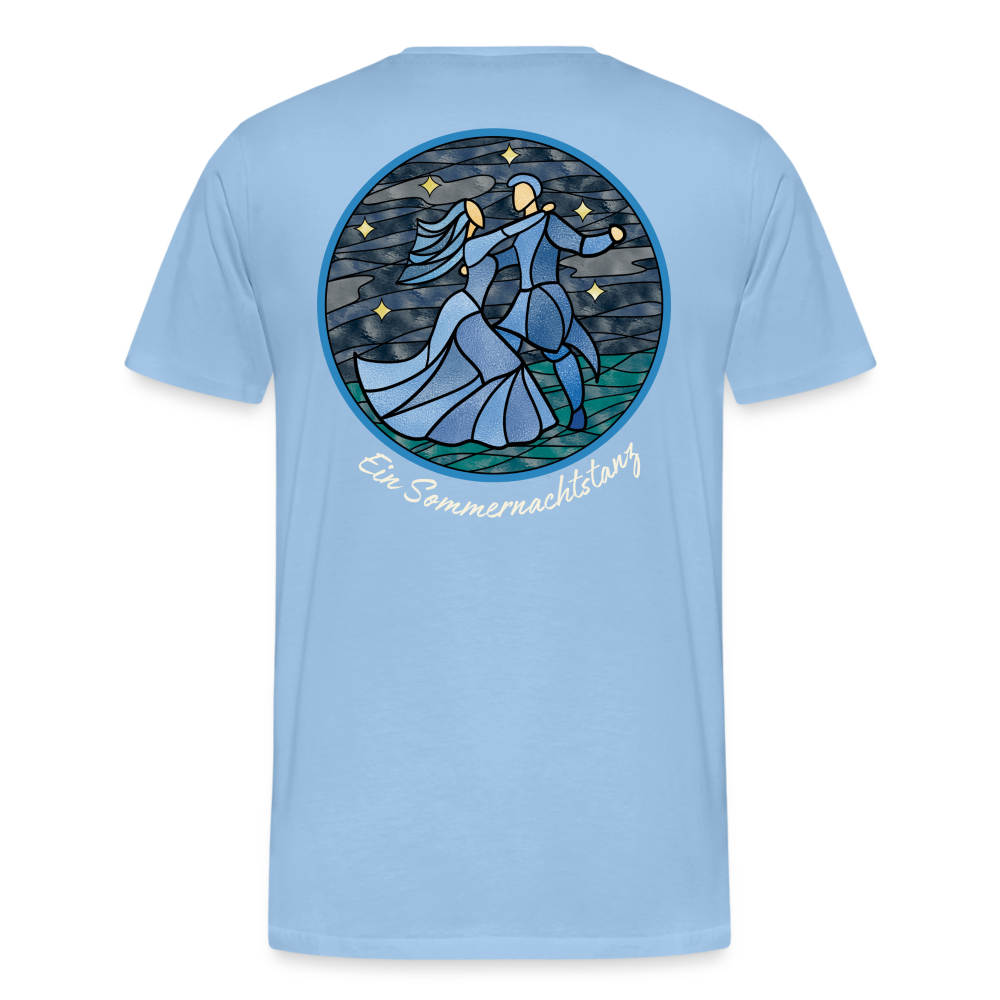 Herren Premium Bio T-Shirt Ein Sommernachtstanz - Sky