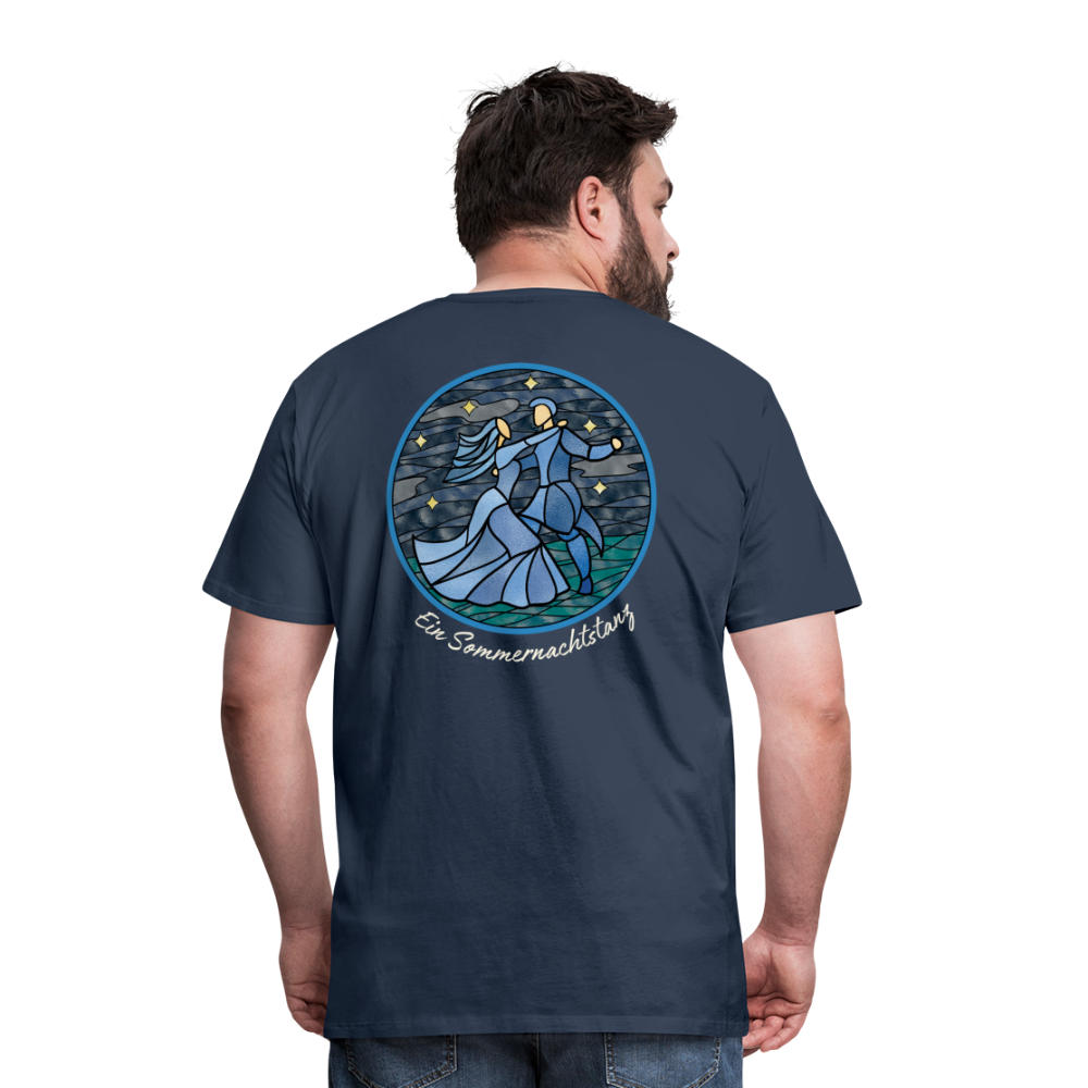 Herren Premium Bio T-Shirt Ein Sommernachtstanz - Navy